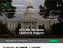 Tablet Screenshot of calafscme.org
